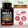 MACA ROOT EXTRACT WITH KOREAN PANAX GINSENG EXTRACT - 120 VEGGIE CAPSULES