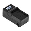 Green Extreme Compact Smart Charger with LCD Screen for Panasonic VW-VBG6