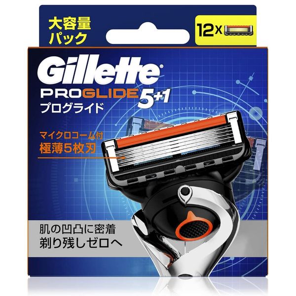 Gillette ProGlide Replacement Blades, 12 Pieces
