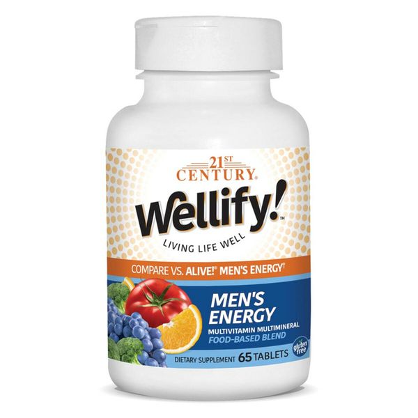 WELLIFY MENS ENERGY TAB 65CT 21ST CENTURY