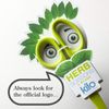 Kilo 3 Blade Mini Herb Scissors/Shears with Safety Cover, Lime