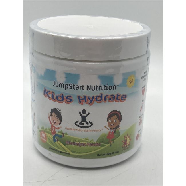 JumpStart Nutrition Kids Hydrate Electrolyte Powder Raspberry Lemonade Exp 2/25