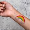 4 x 'Rainbow' Temporary Tattoos (TO00014419)