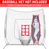 GoSports Baseball & Softball Pitching Kit - Practice Accuracy Training with Strike Zone & XTRAMAN Dummy Batter,Red