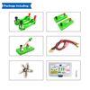 EUDAX Physics Science Lab Learning Circuit kit,Electricity Experiment Set,Building Circuits for Kids Junior Senior High School Students (Basic kit)