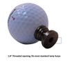 Golf Ball Lamp Finial, White, 2.25" h