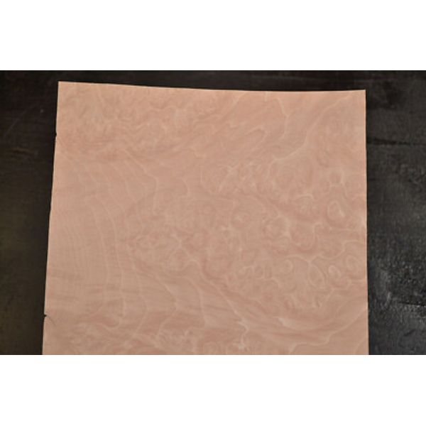 Pearwood Burl Raw Wood Veneer Sheet 9 x 36 inches 1/42nd thick     IFPa2305-19