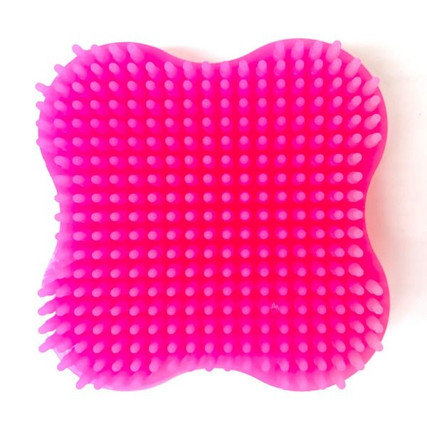 Clean pores for exfoliating face washing brush (PINK)