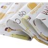 Peva Vinyl Kitchen Tablecloth, 60" Round, COFFEE THEME, BREAKFAST ITEMS, RS