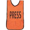 PRESS Bibs Vest Double-Sided Print (Orange, One Size)
