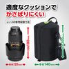 Hakuba Carrying Case, Soft Lens Pouch 02, Black