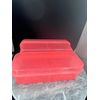 2 Clinique Plastic Cosmetics Makeup EMPTY Beauty Box Containers - PINK - NEW