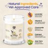 Lavender & Chamomile Aromatherapy Deodorizing Soy Candle for Pets, Pet Odor