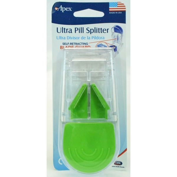 Apex Ultra Pill Splitter - 74068 - Green - 8 Pack