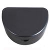 Slim Orthodontic Dental Case - Colour & Glitter Choices for Retainers, Bleaching Trays, Dentures & More (Grey)