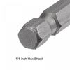 sourcing map Quick-Change Nut Driver Bit, 1/4" Hex Shank 10mm Magnetic Nut Setter Drill Bits, 1.89" Length, Metric