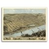 Omaha Nebraska 1868 Historic Panoramic Town Map - 18x24