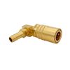 Quick Disconnect Mold Coolant Coupler 3/8” Body x 3/8” Hose Barb Brass