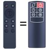 TCNOUMT Replacement remote control fit for LASKO CT22445-1 Ceramic Tower Haeter, 6 Button, Black