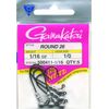 Gamakatsu 500411-1/16 Round 26 Jighead BLK