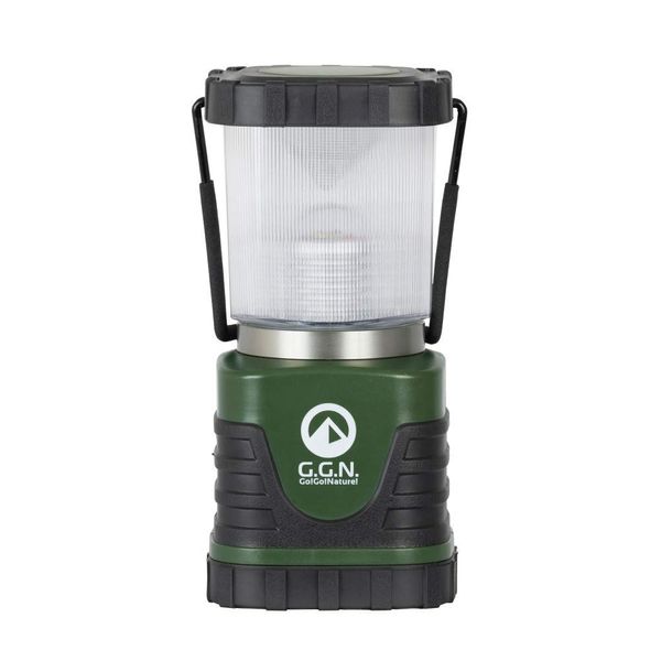 G.G.N. GN02CM023 LED Lantern, 1000 Lumens, Adjustable Brightness, Outdoor, Disaster Prevention, Green, 7.1 x 3.3 inches (18 x 8.5 cm)