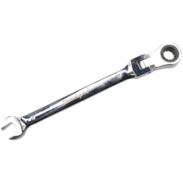 AB Tools 8mm Metric Flexible Flexi Head Ratchet Combination Spanner Wrench 72 Teeth