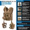 Barska Loaded Gear VX-100 Tactical Airsoft Paintball Hunting Adjustable Vest and Leg Platforms with Accessory Pouches & Attachment MOLLE System