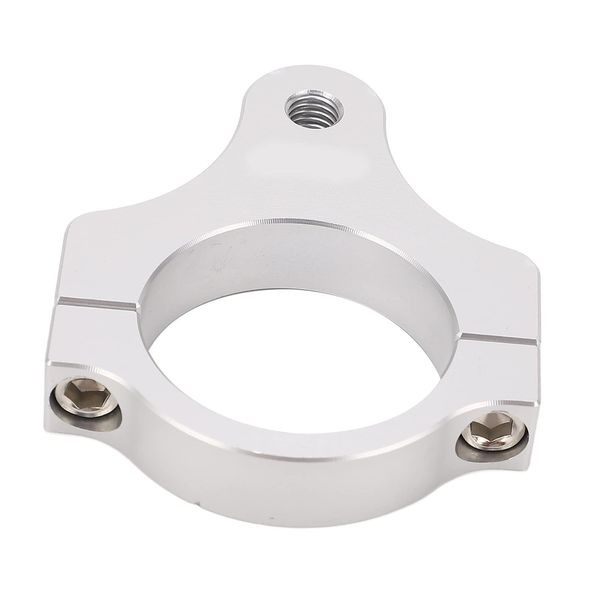 Damper Fork Bracket Support Holder, Steering Damper Fork Frame Mounting Clamp Vibrations Reduction Lightweight Damper Fork Bracket Support Holder for Motorcycle (56MM)