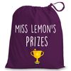 Busy Hands & Feet Personalised Rewards Prize Drawstring Bag (Purple)