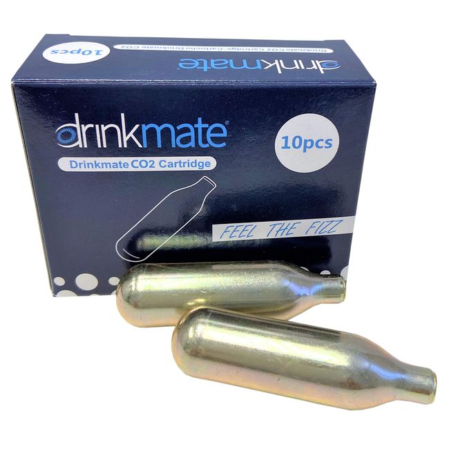 Drinkmate 8g CO2 Soda Chargers, Box of 10