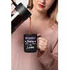 I'm Silently Judging Your Lashes feat False Eyelashes, Black 15oz Ceramic Mug