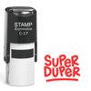 stampexpression - Super Duper School Teacher Self Inking Rubber Stamp - Red Ink (A-61895)