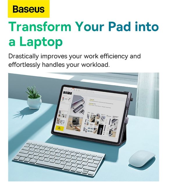 BASEUS HUB TYPE-C compatible iPad Pro