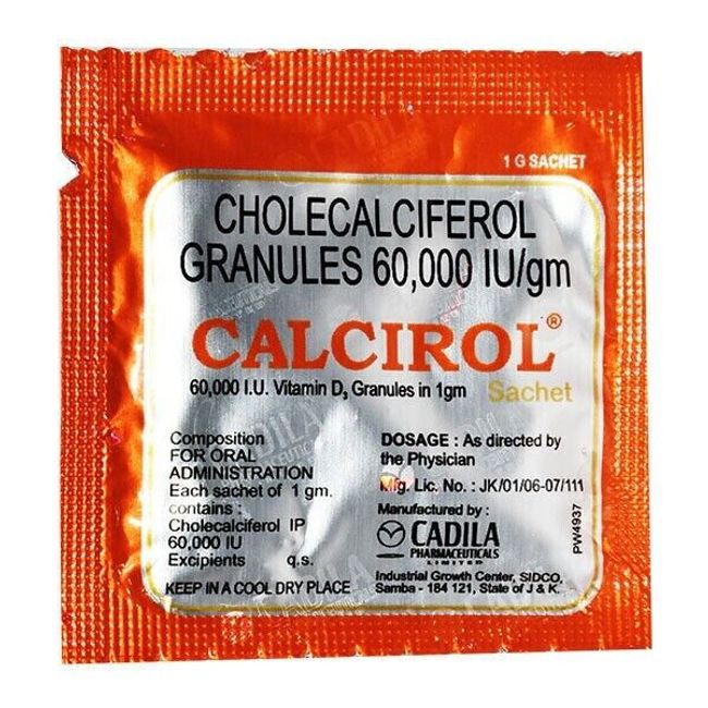 20 X CHOLECALCIFEROL 1g Sachets (calcirol)