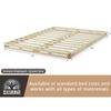 Hercules 4 Inch Low Profile Foundation Mattress Box Spring Replacement, Full