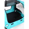 Light Blue Foldable Pet Jogging Stroller Dog Carriers Bicycle Trailer