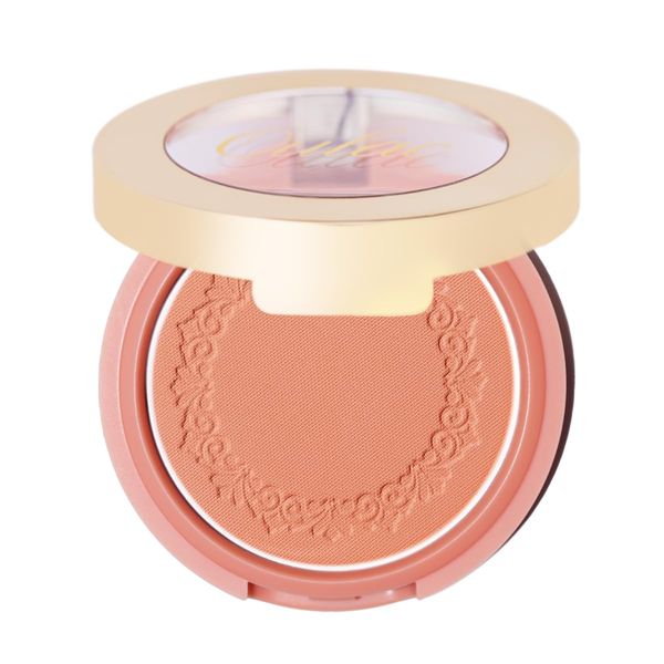 Oulac Peach Orange Blusher Make up Powders Light Skin |Pigmented Cream Blusher Face| Natural Matte Glow | Cruelty-Free Vegan Blusher| 4.8g 16 Summer Time