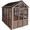 Laser Cut Greenhouse Conservatory Unpainted Garden Flat Pack Kit1:12 Scale