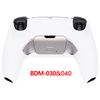 eXtremeRate White Real Metal Buttons (RMB) Version RISE Remap Kit for ps5 Controller BDM-030 040 050, Upgrade Board & Redesigned Back Shell & Programable Back Buttons Set - Without Controller