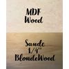 Baseball Glove Wood 4" Shape, Unfinished Paintable Craft