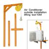 AC Air Conditioner Outside Installation lifting Tool 10M Bracket Crane Stainless