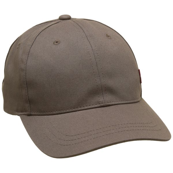 Levi's Herren Classic Twill Red Tab Baseball Cap, Grau (Dark Grey 56), 58 cm