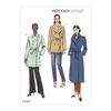 Vogue Sewing Pattern, Paper, White, Various