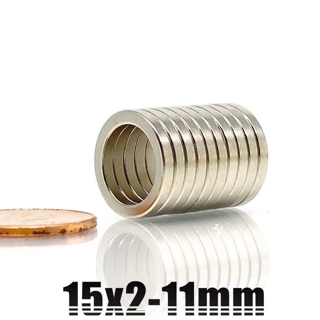 10/20/50/100pcs Neodymium Magnets 3mm x 2mm Round Rare Earth Ring Disk  Strong Craft Magnets N35