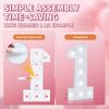 imprsv Marquee Numbers Large 16th-Birthday Decorations: 3ft Light up Number B...