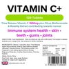 Vitamin C+ 1000mg - with Rosehip+Bioflavonoids - 120 Time Release Tablets - [...