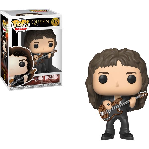 Funko 33728 Pop Rocks: QueenJohn Deacon, Multicolor