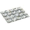 Limited Sequin Small Flowers Set of 20 Silver [587 – 2]