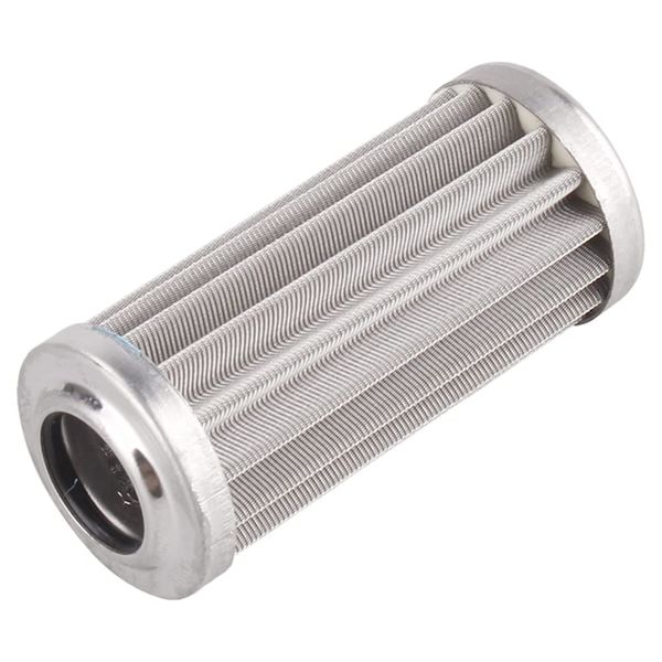 BARTOO 44mm 60 Micron Fuel Filter Element Replacement Stainless Mesh Compatible with AN6/AN8/AN10 Filter Accessories