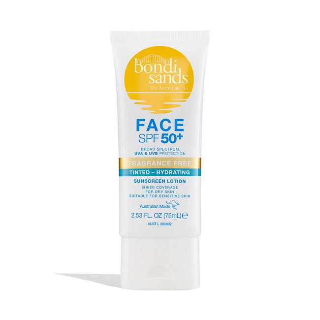 Bondi Sands SPF 50+ Fragrance Free - Hydrating Tinted Face Lotion 75mL